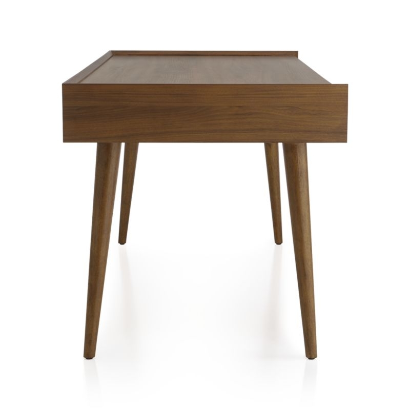Tate 60" Walnut Desk with Power Outlet - Image 5