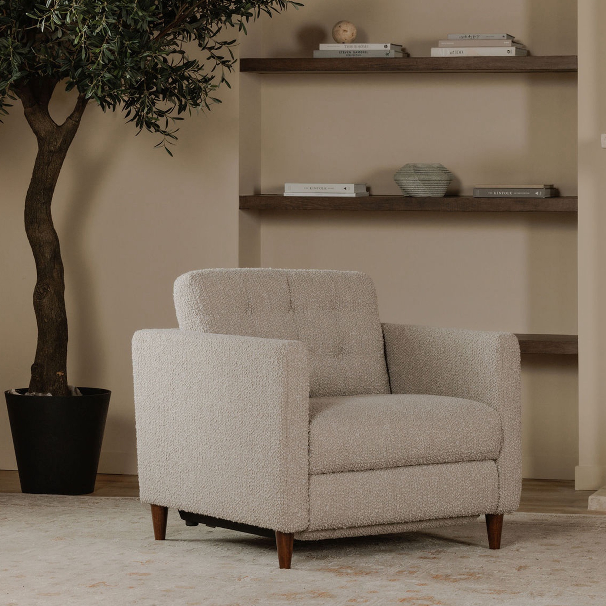 Bridgers Power Recliner Chair Warm Grey - Image 7