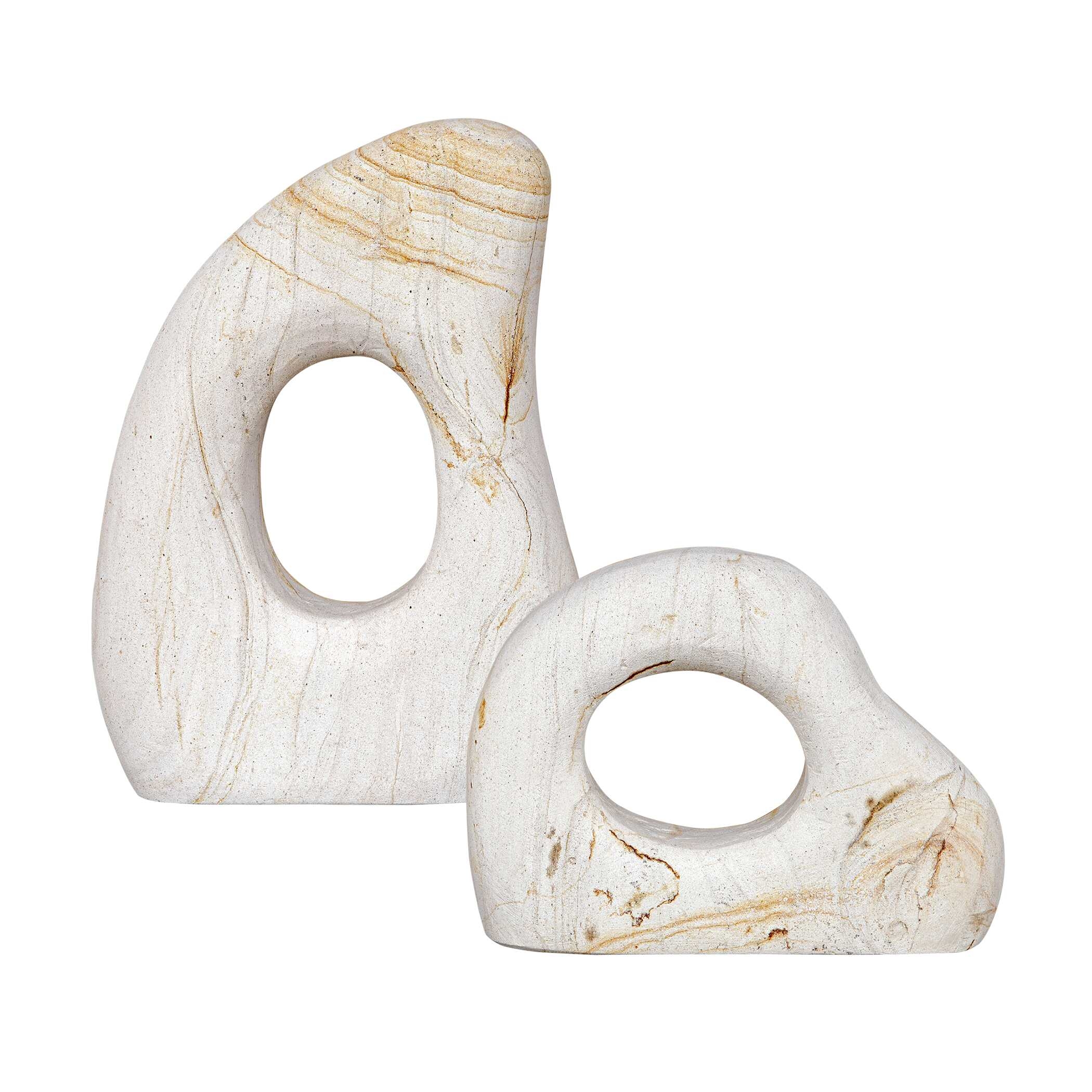 Stone Flow Outdoor Sculptures Set/2 - Image 5