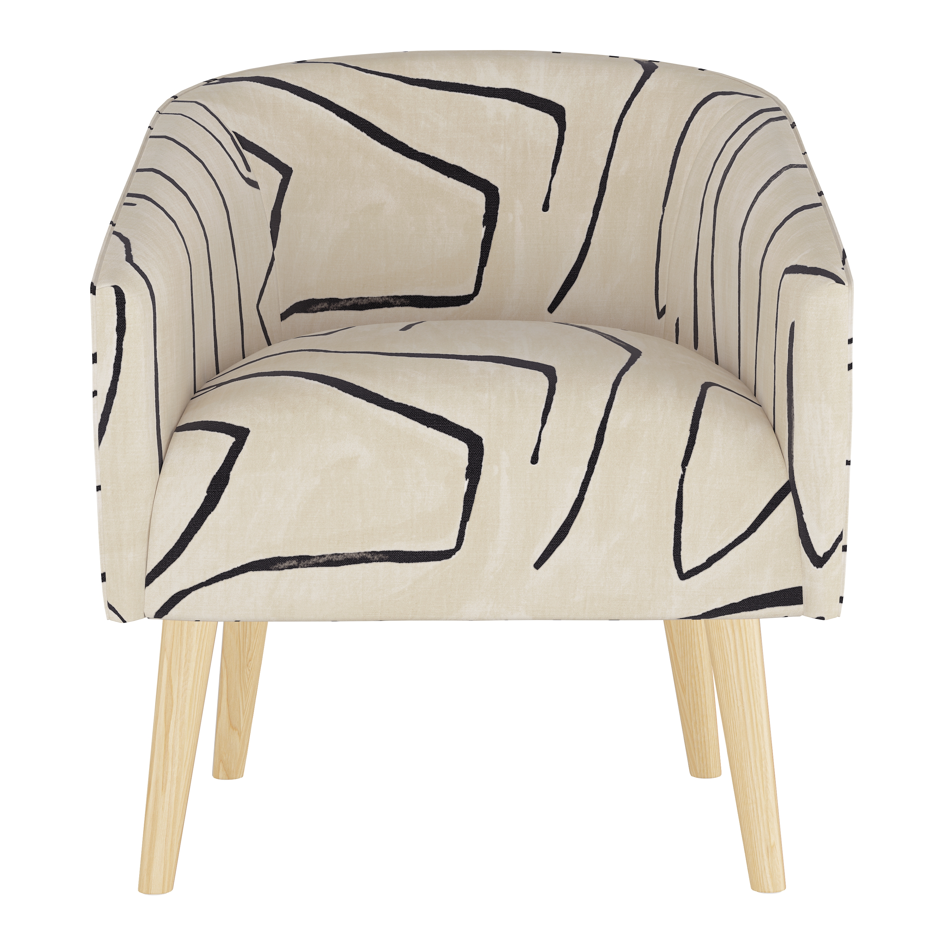 Aila Chair, Linen Grafitto - Image 2