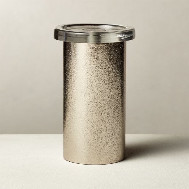 Argento Pillar Candle Holder Medium - Image 0