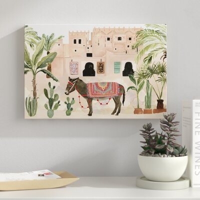 Meet Me in Marrakech A by Victoria Borges Painting Print on Canvas - Image 0