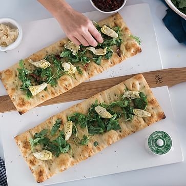 White Round Italian Pizza Board, Small - Image 3