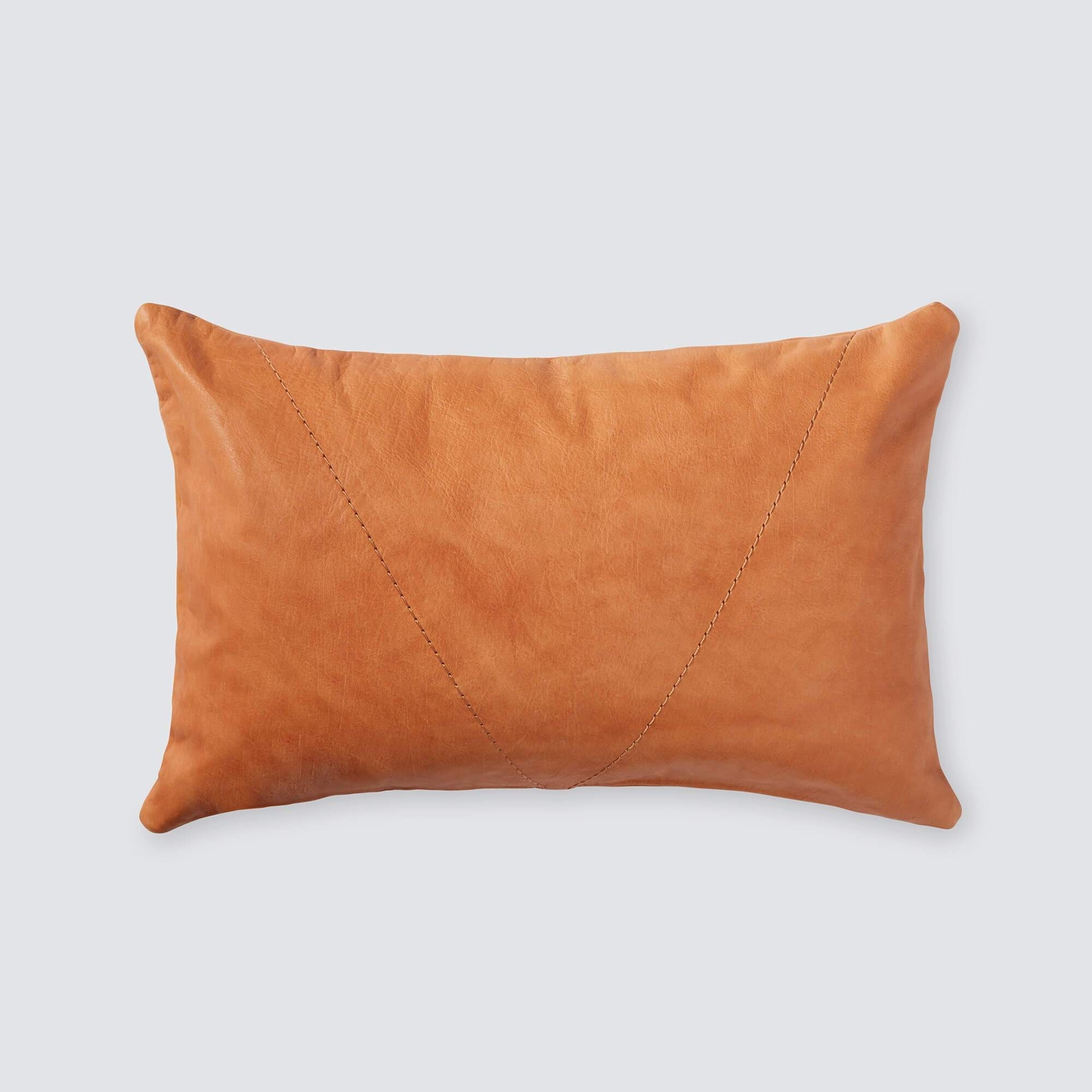 Pampas Leather Lumbar Pillow By The Citizenry - Image 0