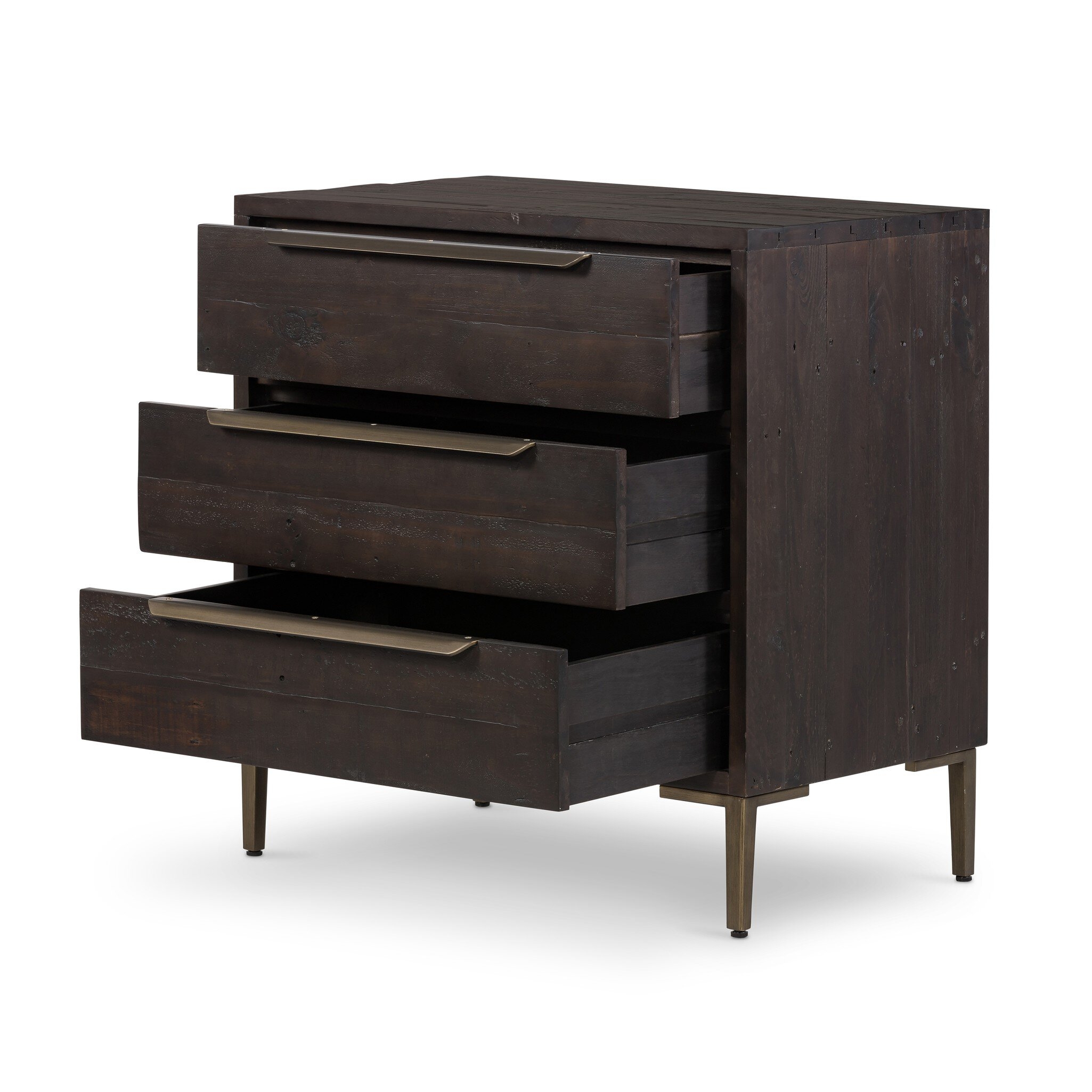 Wyeth 3 Drawer Dresser - Dark Carbon - Image 3