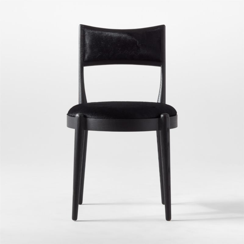 Kir Black Cowhide Dining Chair - Image 1