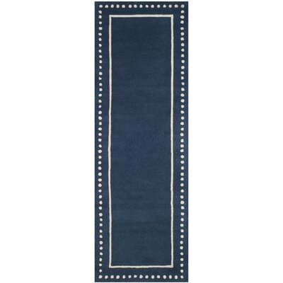 Cruz Hand-Tufted Wool Blue Area Rug - Image 0