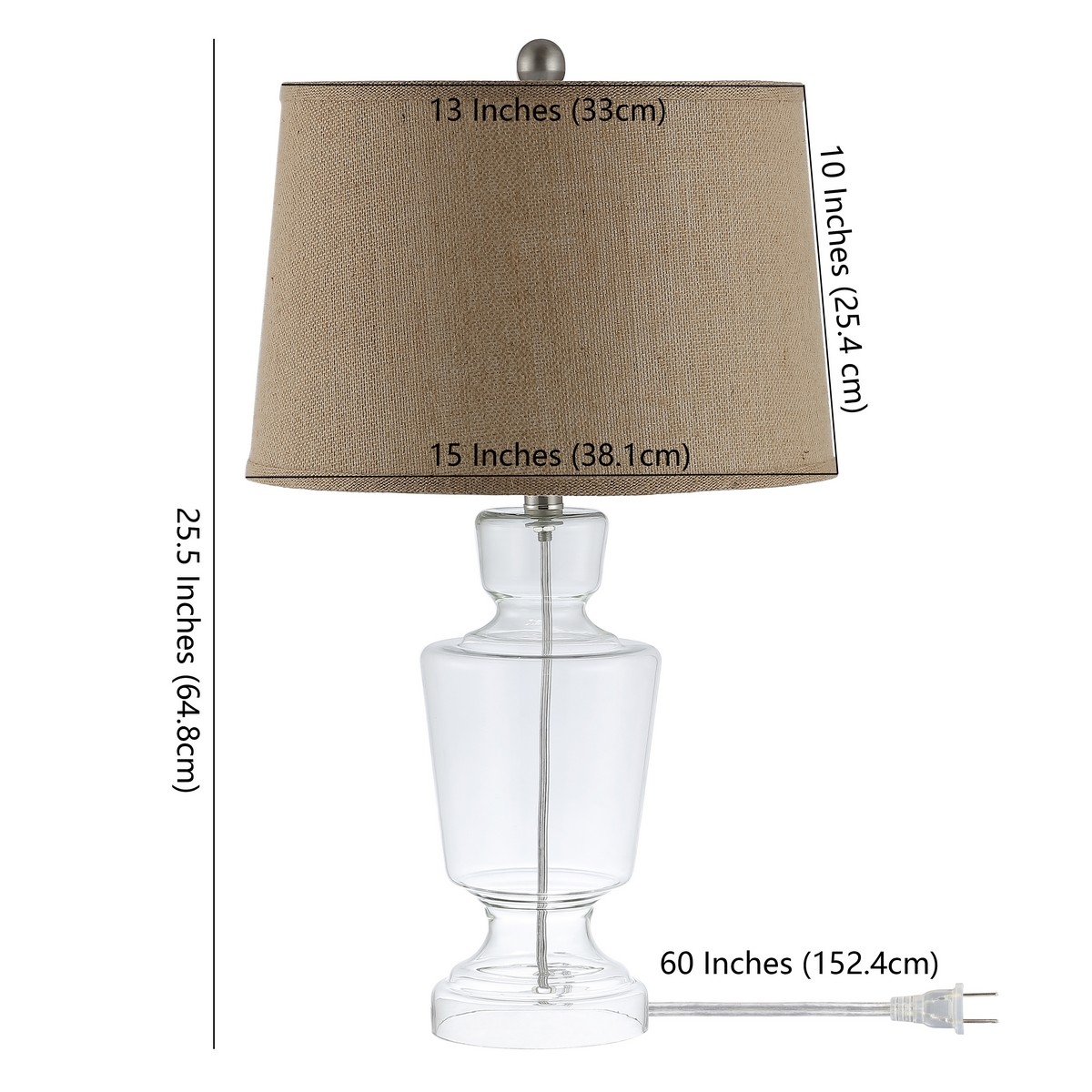 Amby 25.5" Table Lamp - Clear - Image 4