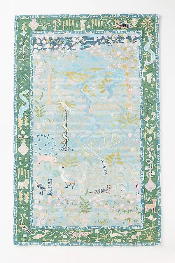 Wool & Viscose Blend Tufted Tales Menagerie Rug - Image 0