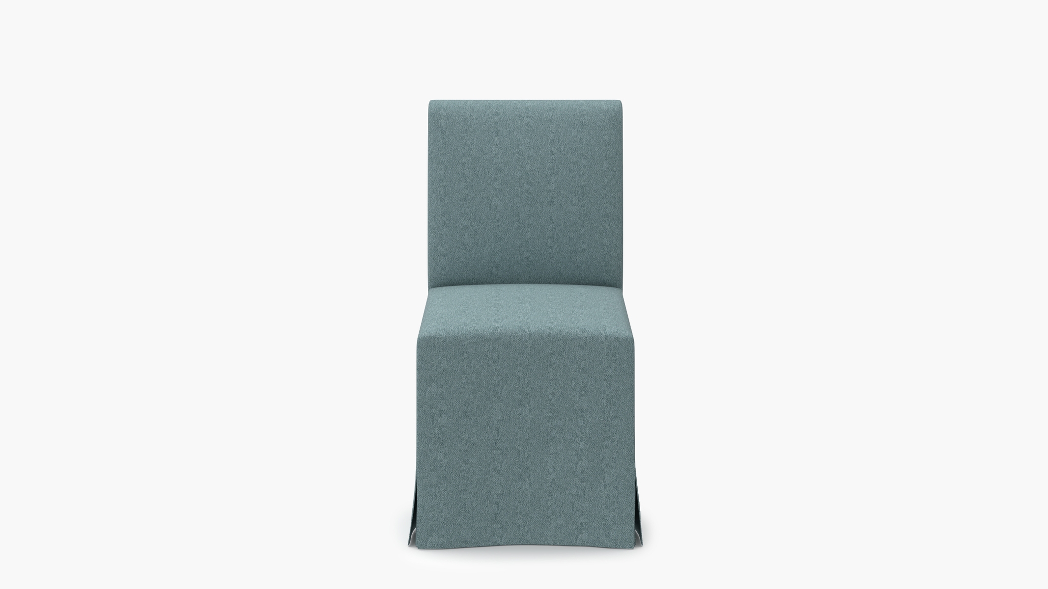 Slipcovered Signature Dining Chair, Seaglass Everyday Linen - Image 0