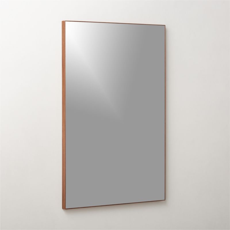 Infinity Walnut Rectangular Mirror 24"x36" - Image 2
