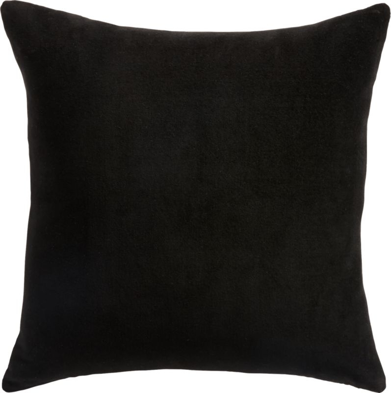 18" Wings Black and White Pillow with Down-Alternative Insert - Image 3