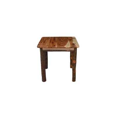 Yorba Solid Wood End Table - Natural Finish - Image 0