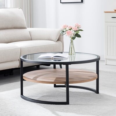Micheals Sled Coffee Table with Storage - Image 1
