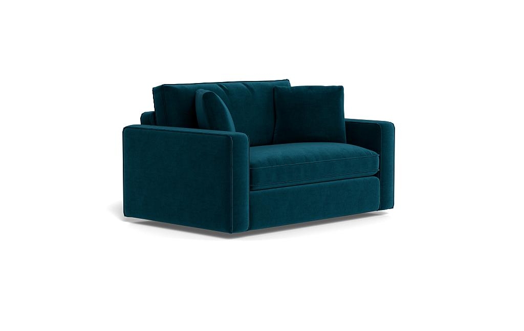 James Twin Sleeper Sofa with Contrast Piping - Image 1