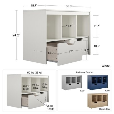Thure Kids Storage Cube With Drawers - Image 1