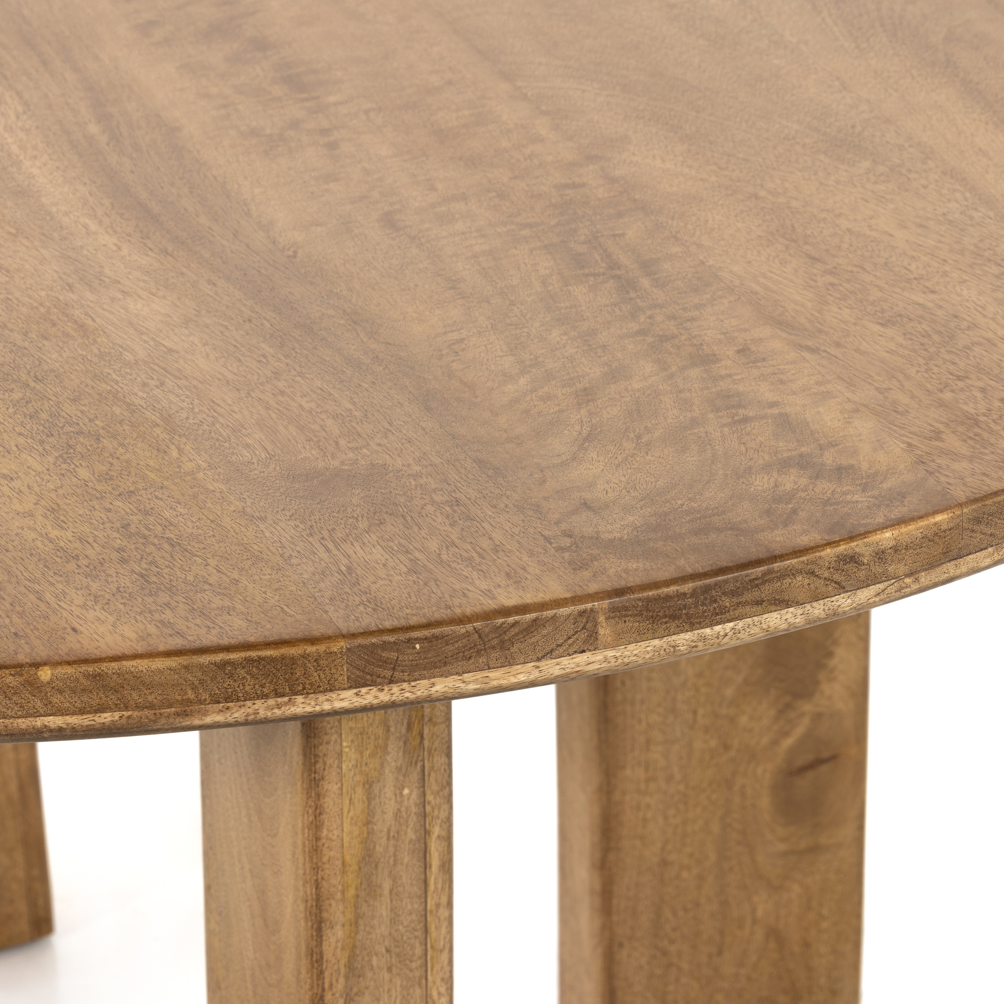 Cree Round Dining Table-Light Mango - Image 2