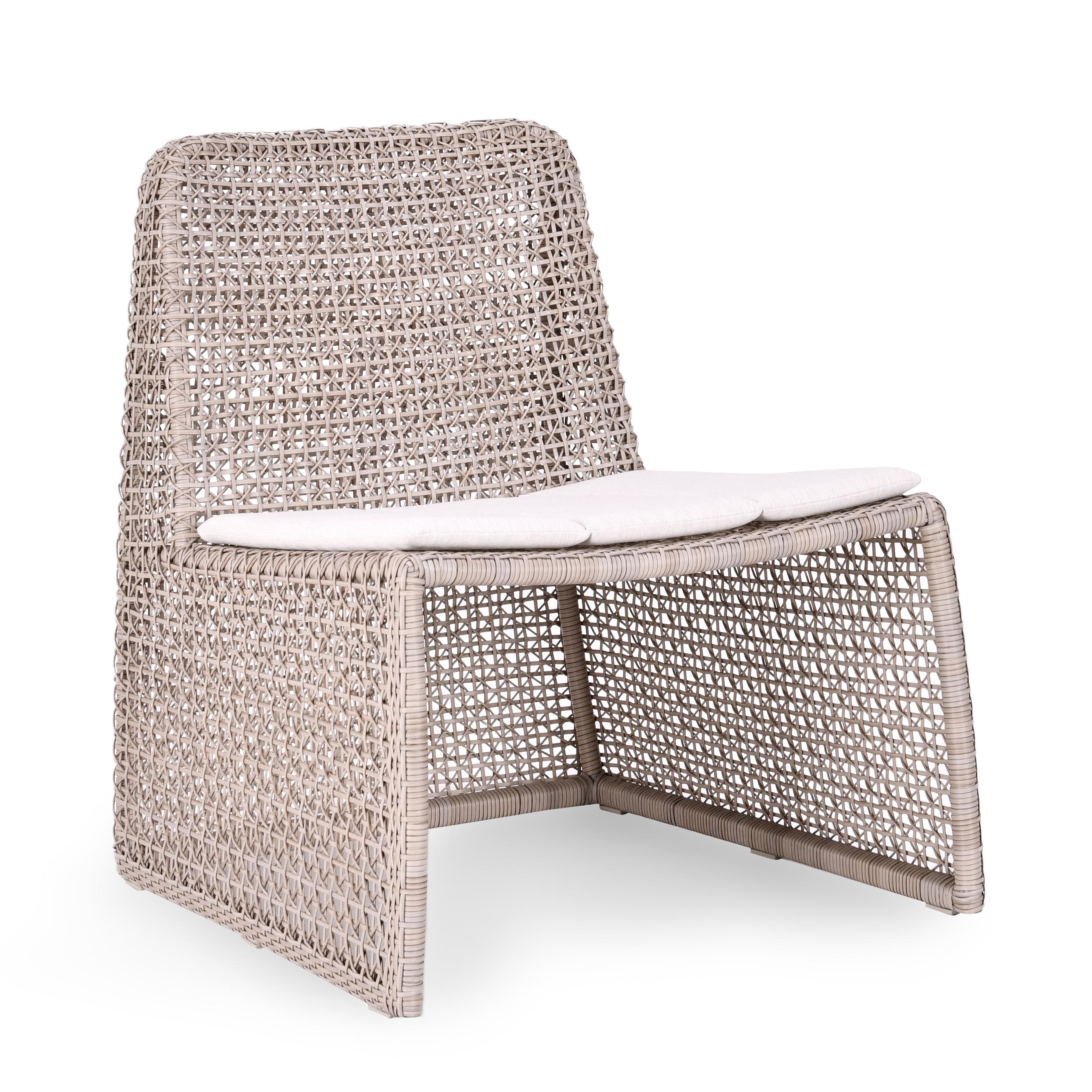 Michelle Outdoor Accent Chair Linen - Image 0