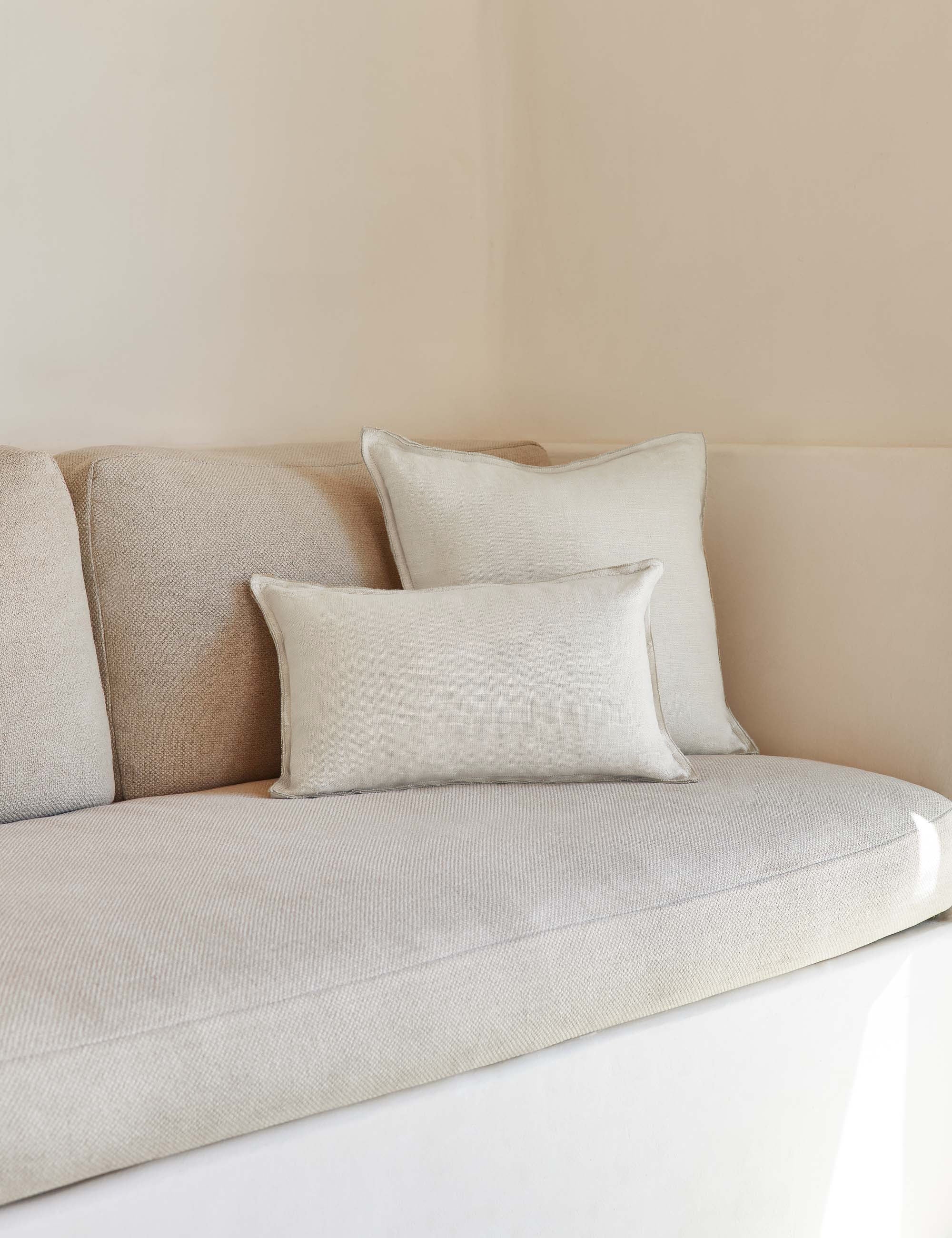 Arlo Linen Pillow - Aubergine / 13" x 20" - Image 86