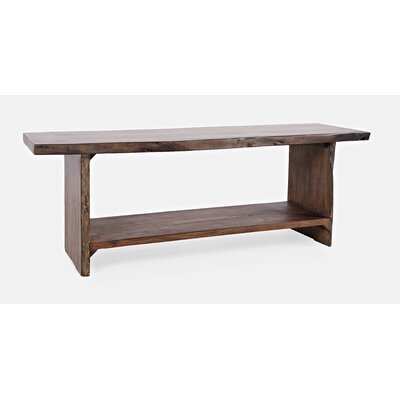 Wallasey Wood Shelves Storage Bench - Image 0