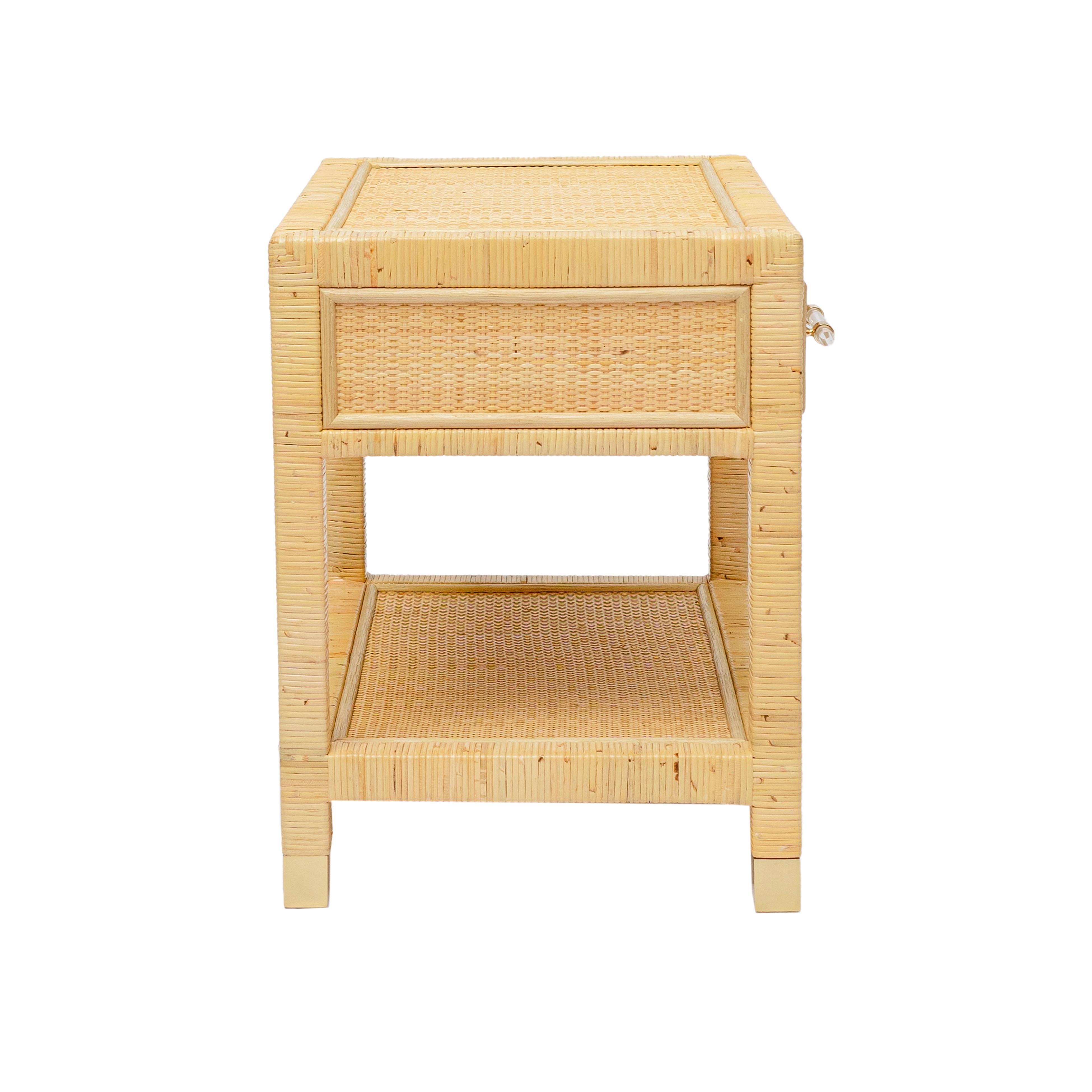 Amara Natural Rattan Nightstand - Image 3