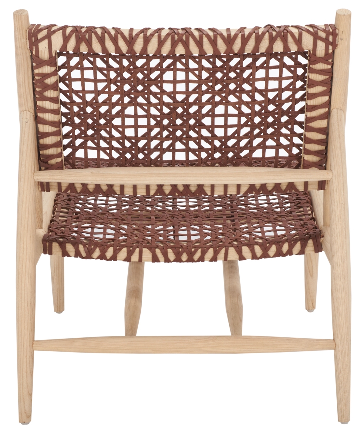 Bandelier Accent Chair - Cognac / Natural - Safavieh - Image 8