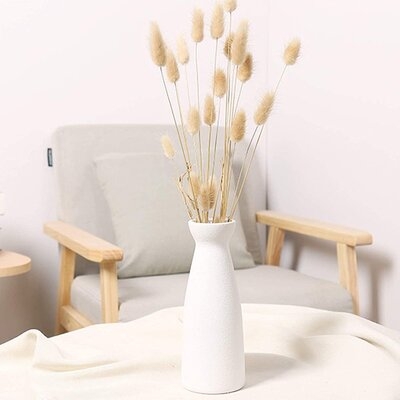 Ceramic Small Vase, White - Image 0