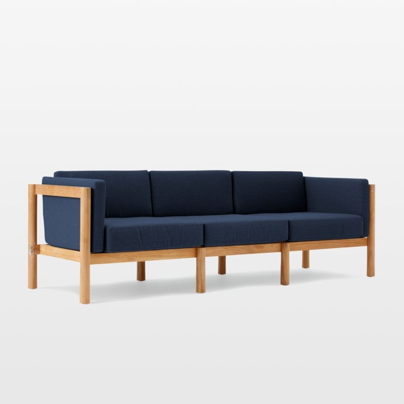 Neighbor ™ Haven 93" Navy Blue Outdoor Sofa - Image 1