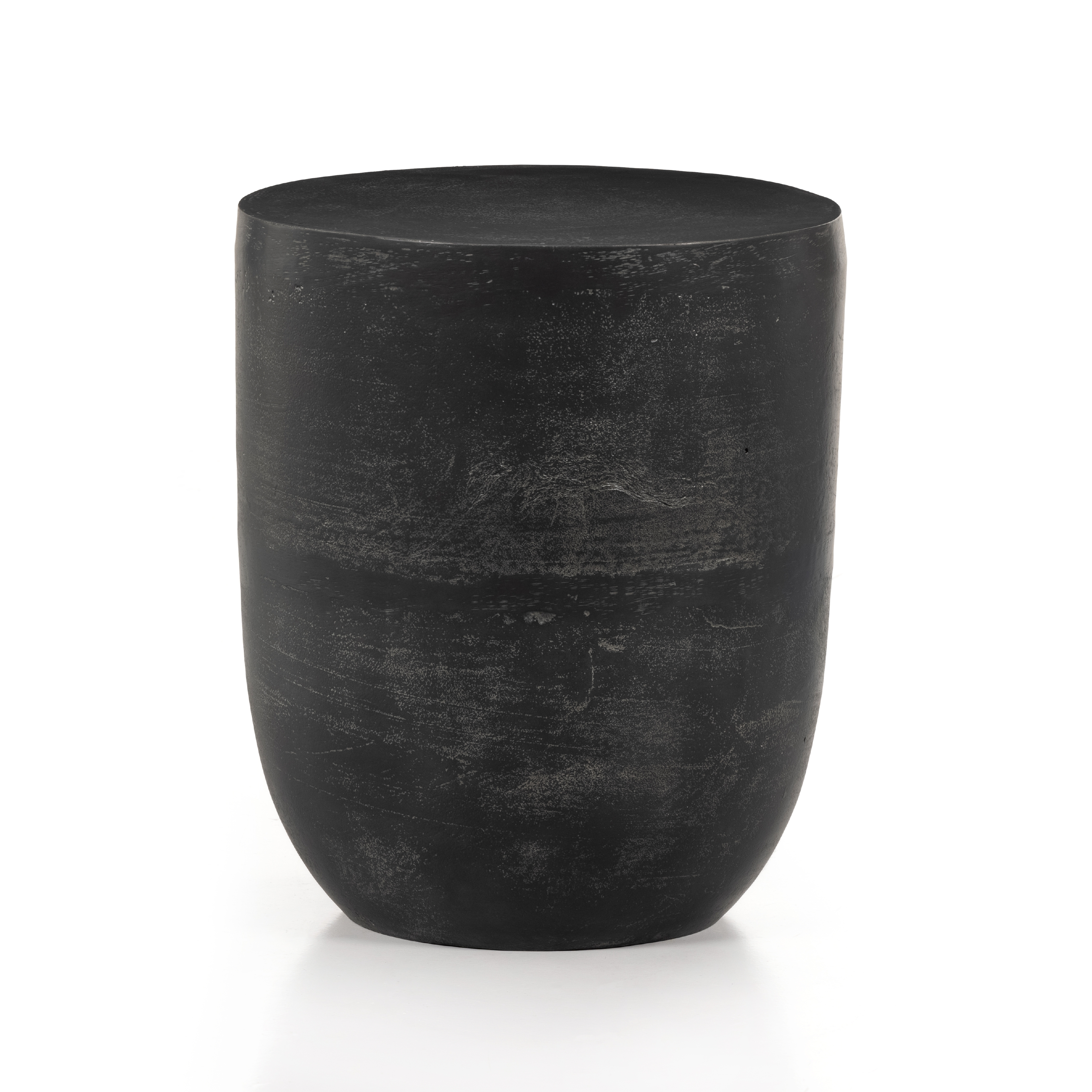 Basil Outdoor Drink Table - Aged Grey - Image 0