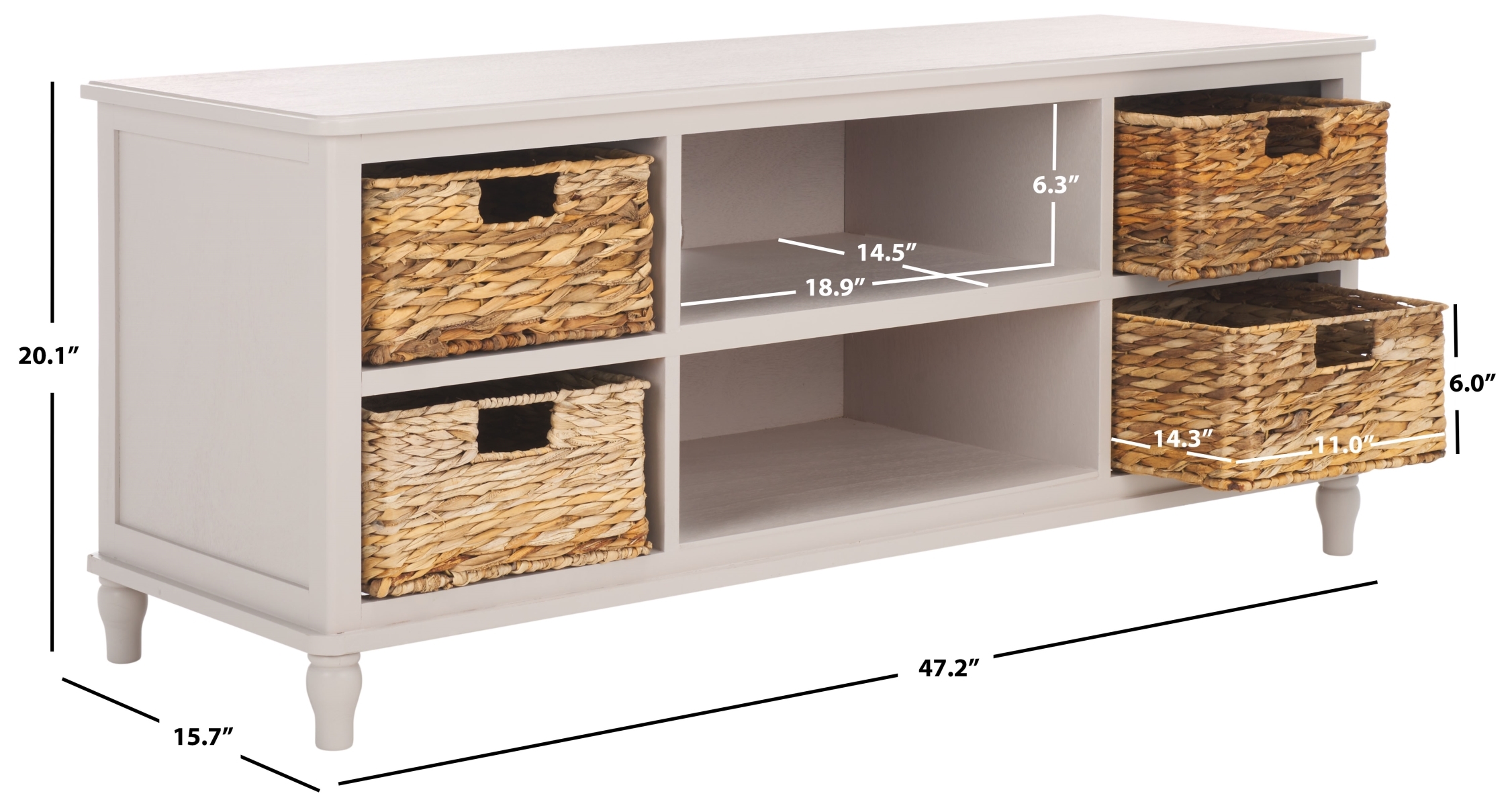 Rooney Tv Unit - Summer Grey - Safavieh - Image 8