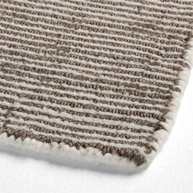 Monaco Performance Handwoven Brown Area Rug 6'x9' - Image 1
