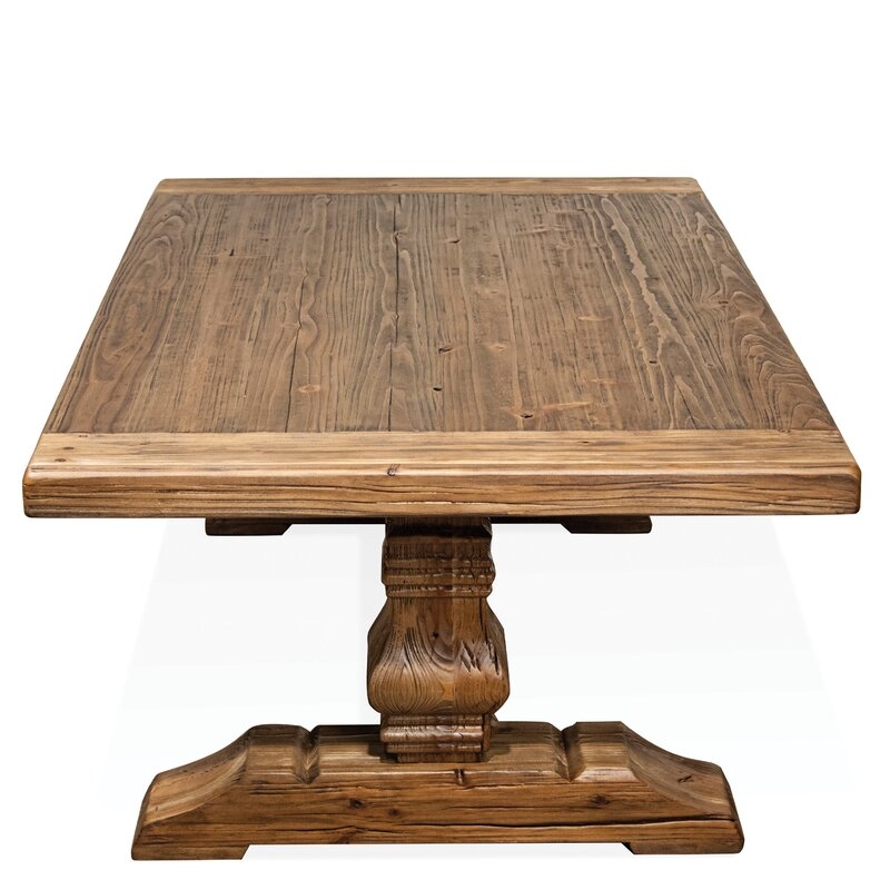 Summit Solid Wood Trestle Coffee Table - Image 2