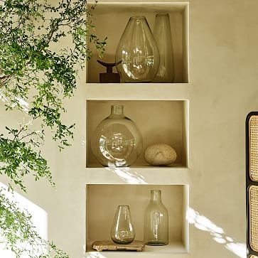 Pure Glass Vase, Raindrop and Jug, Currant, Set of 2 - Image 2