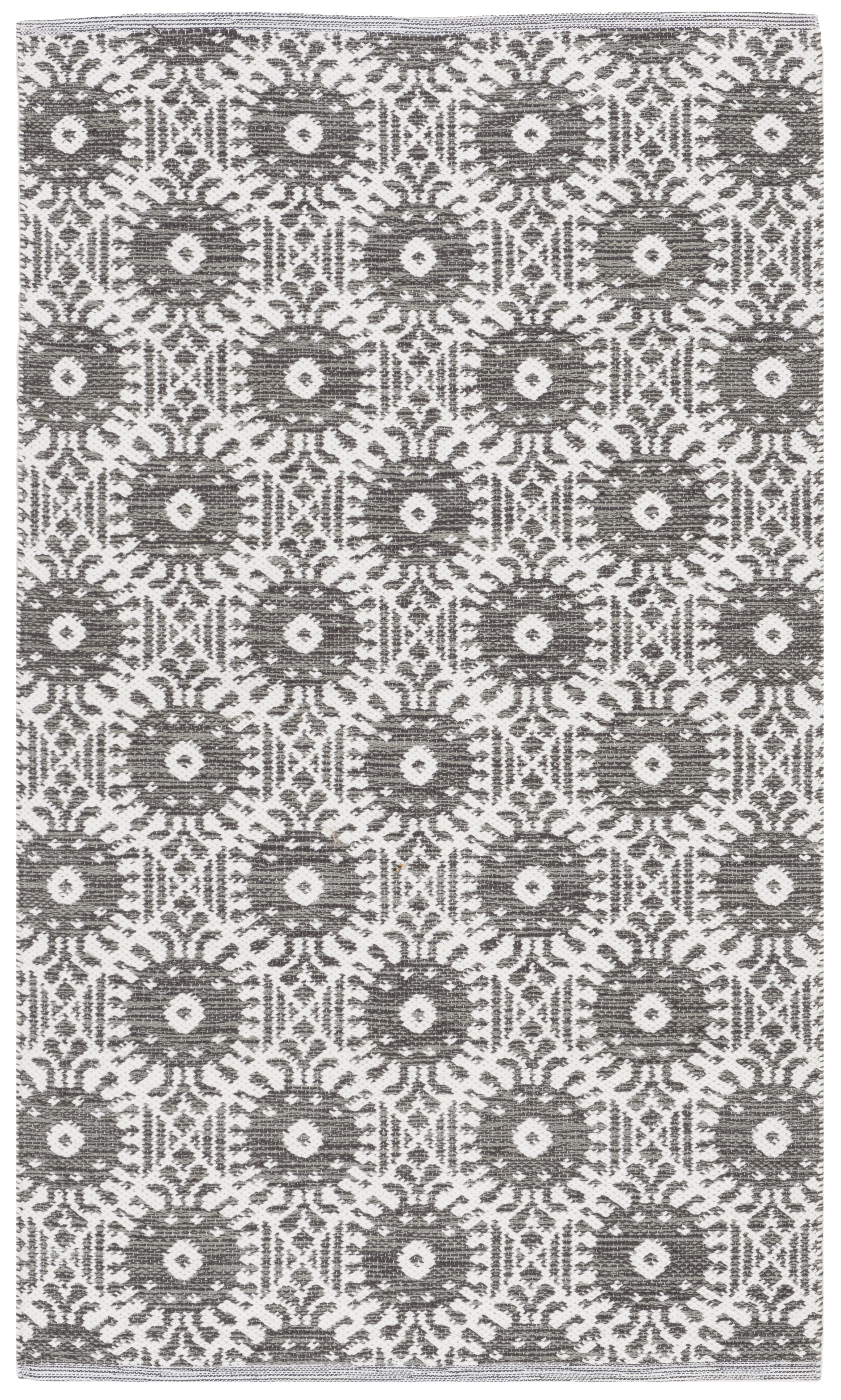 Arlo Home Hand Woven Area Rug, MTK612J, Charcoal/Ivory,  3' X 5' - Image 0