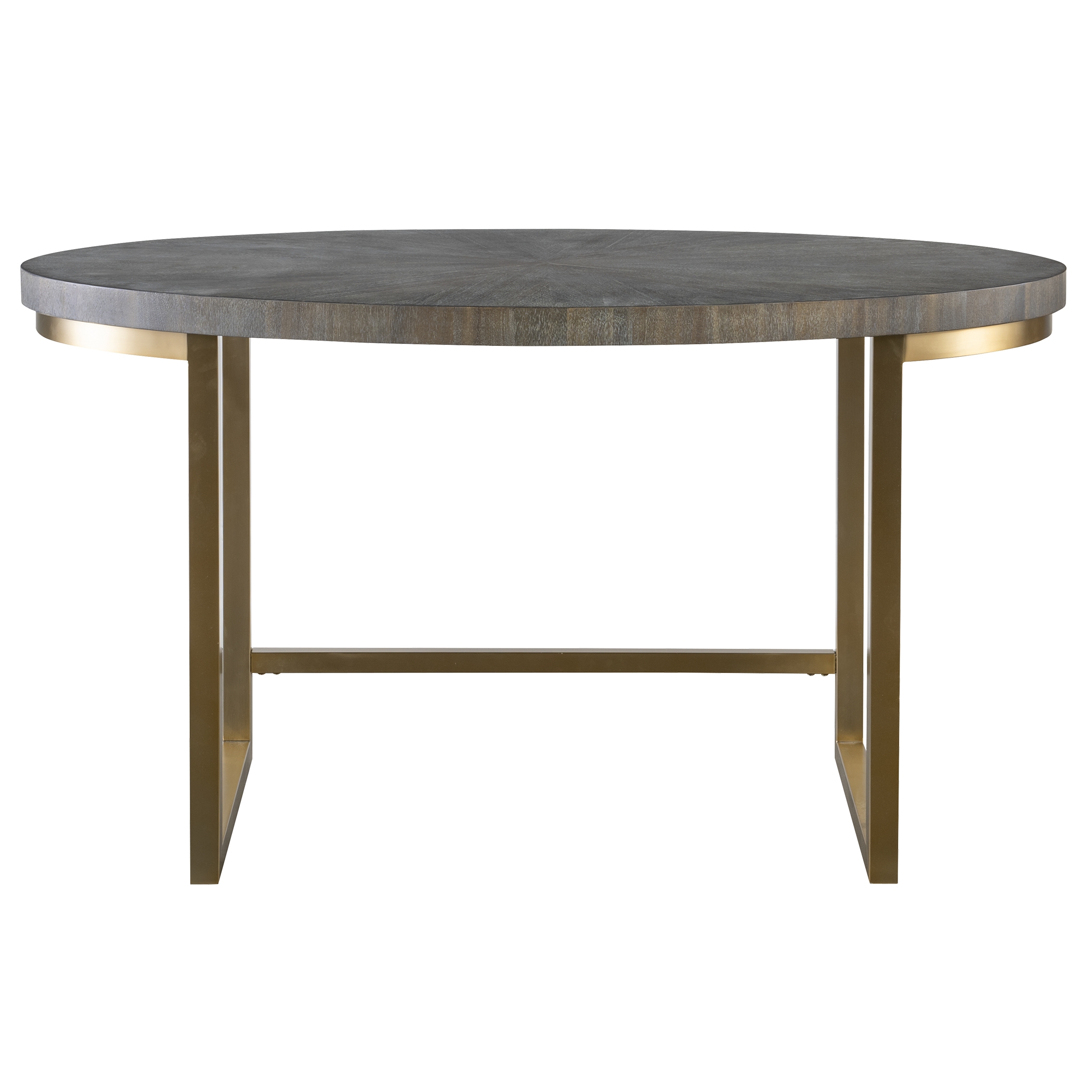 Taja Walnut Oval Desk - Image 4
