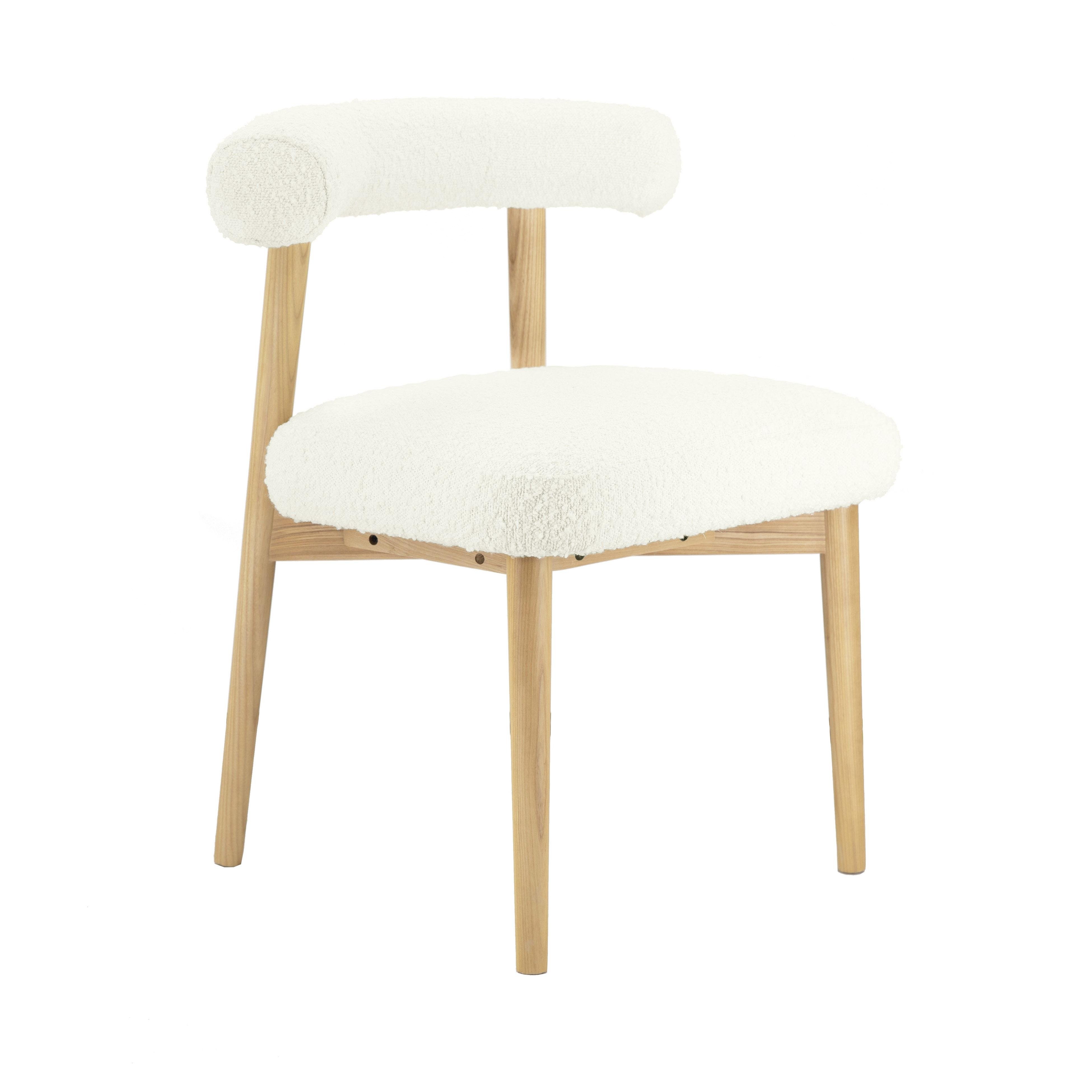 Spara Cream Boucle Side Chair - Image 0