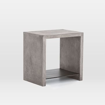 Industrial Concrete Side Table - Image 1