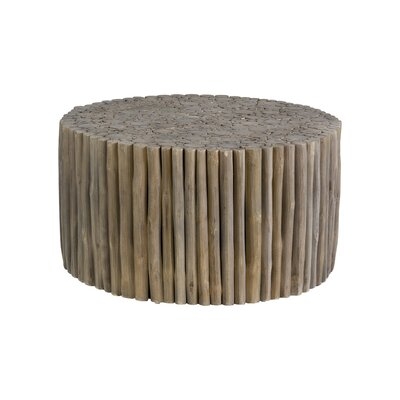 Mcghee Solid Wood Drum Coffee Table - Image 0