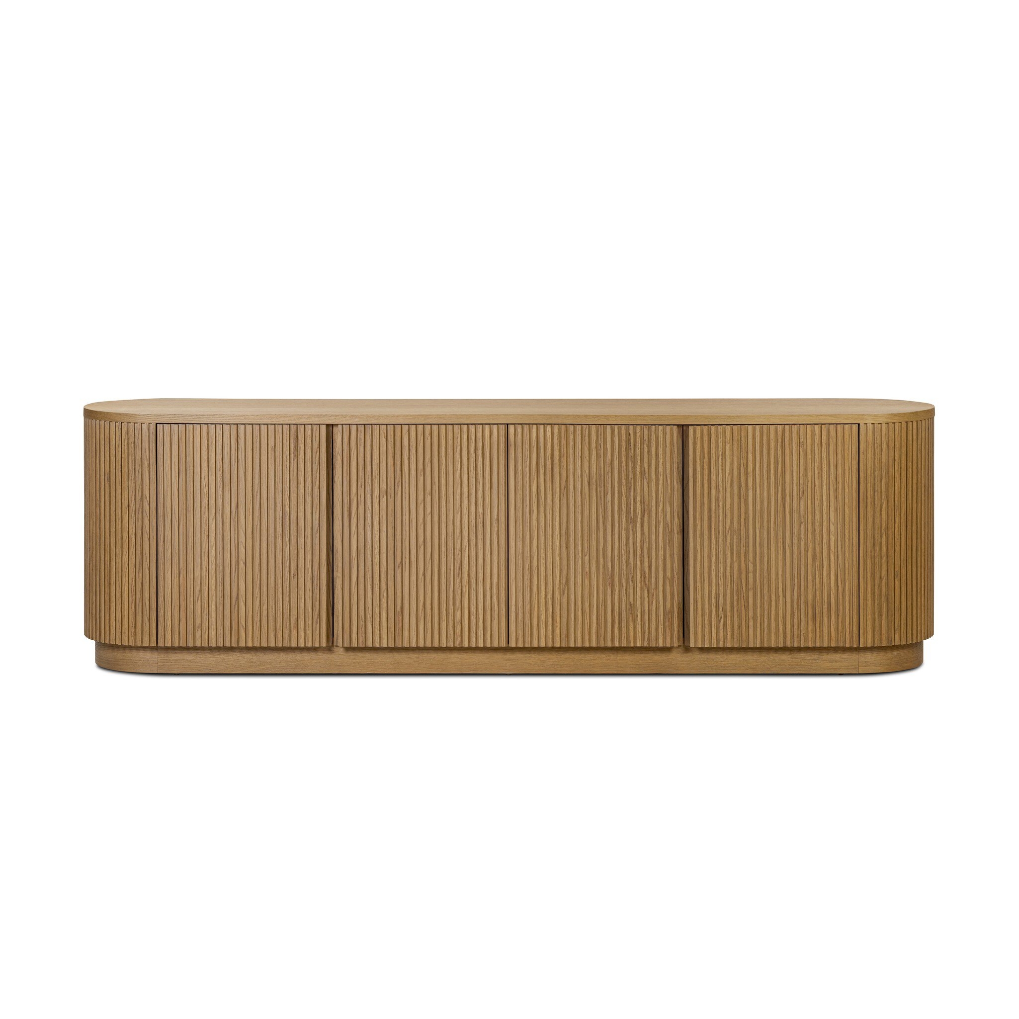 Delphi Media Console - Desert Oak Veneer - Image 0