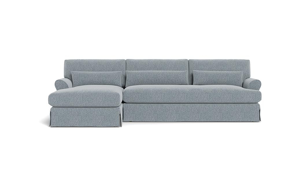 Maxwell Slipcovered Sectional Sofa with Left Chaise by Apartment Therapy - Image 0
