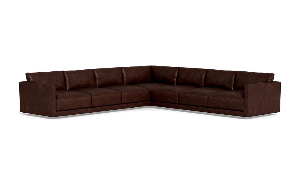 Lukas Leather 3-Piece 6-Seat Corner Sectional - Image 2