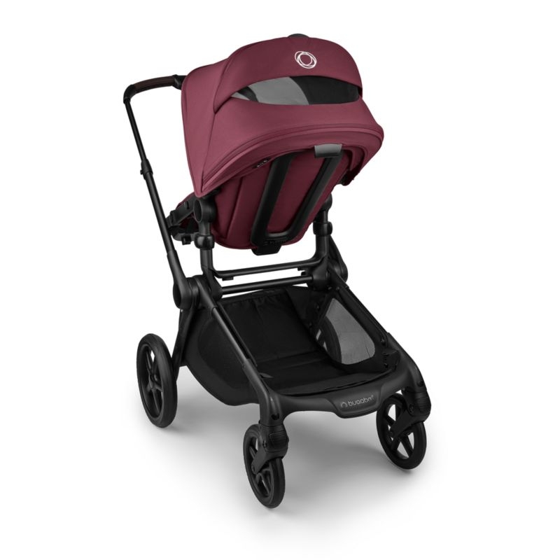 Bugaboo Kangaroo Complete Dark Cherry Red with Black Frame Baby Stroller - Image 7