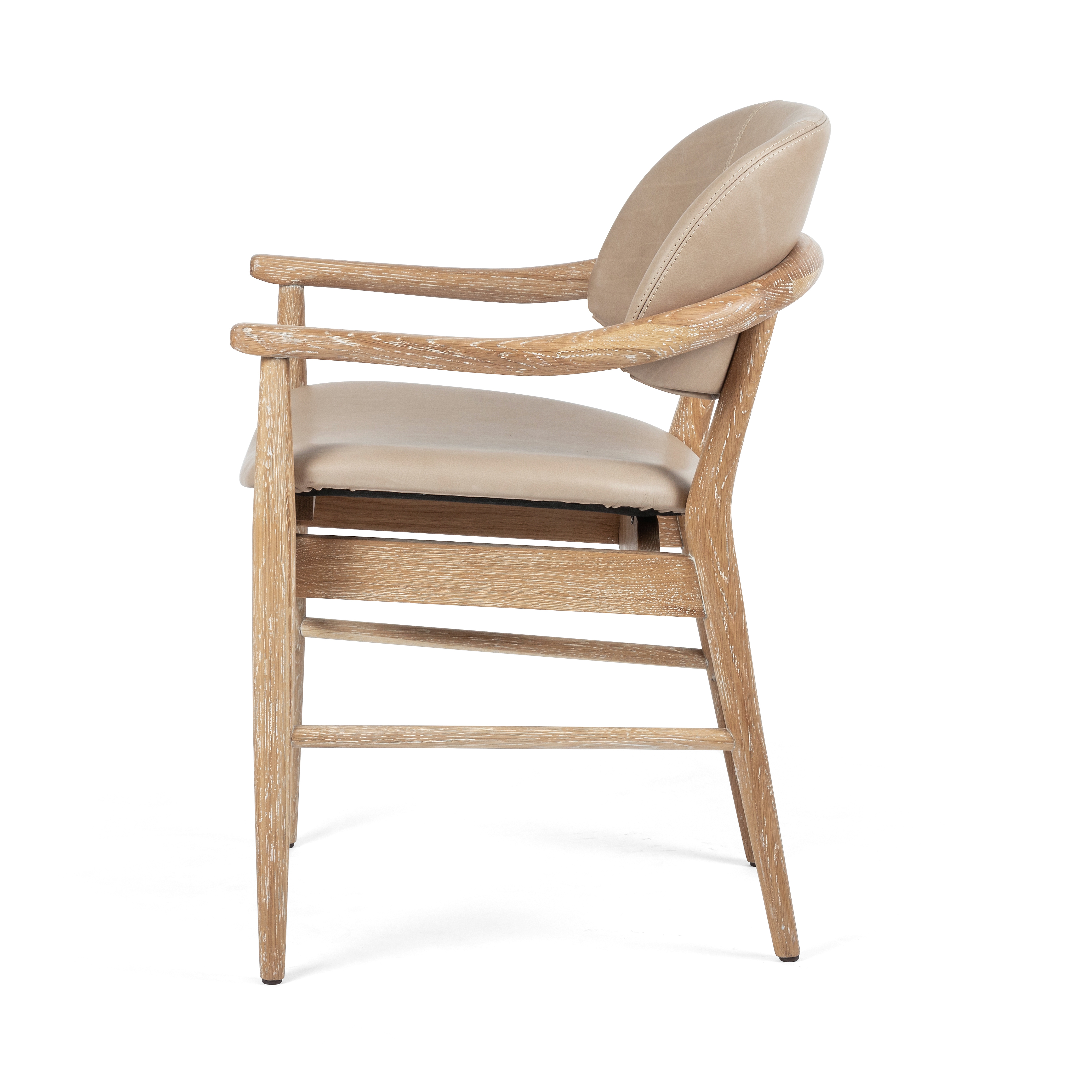 Josie Dining Chair-Vintage Whitewash Ash - Image 3