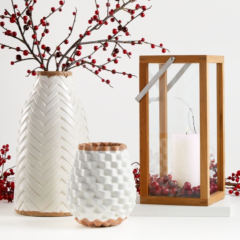 Faux Red Berry Stem 39" - Image 4