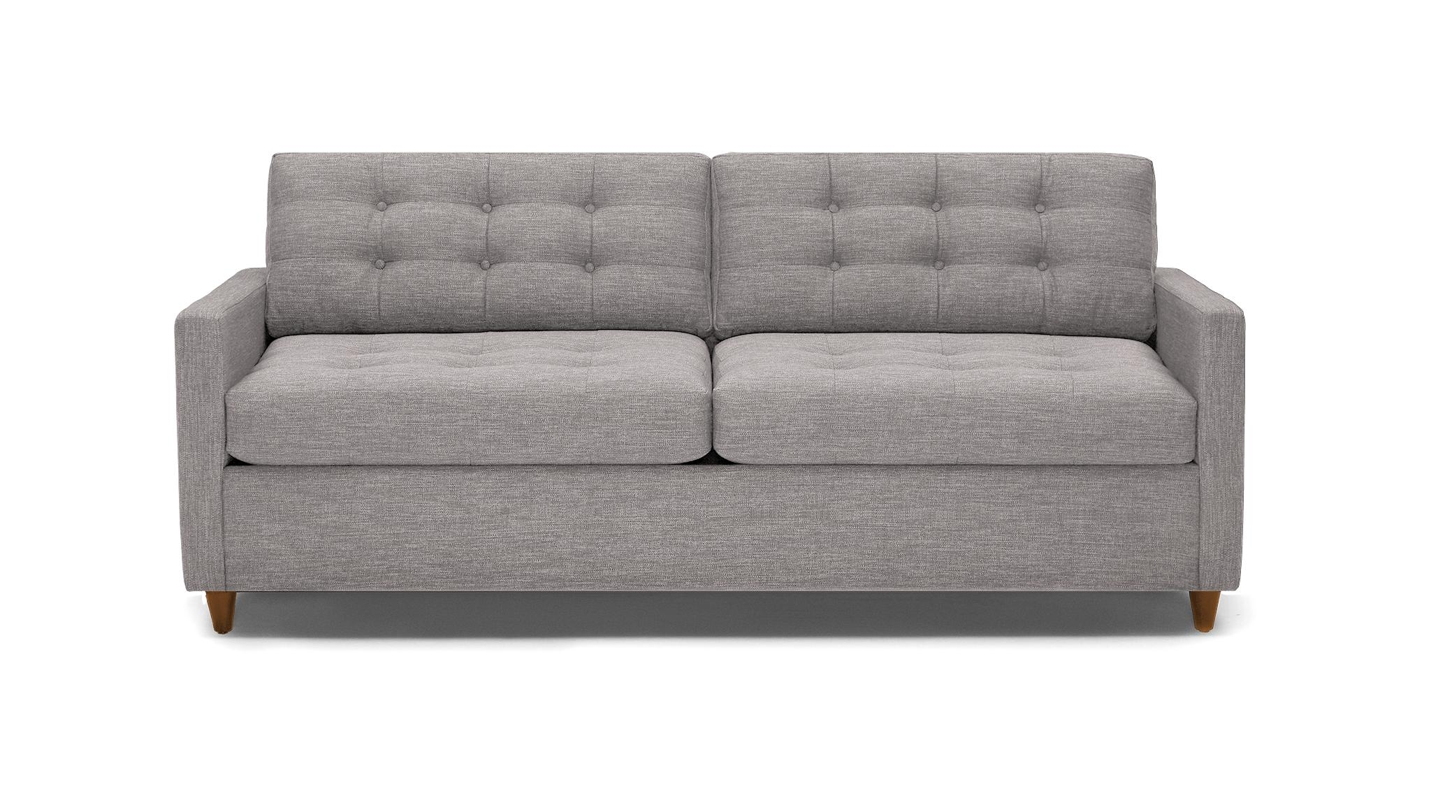 Purple Eliot Mid Century Modern Sleeper Sofa - Sunbrella Premier Wisteria - Mocha - Standard Foam - Image 0
