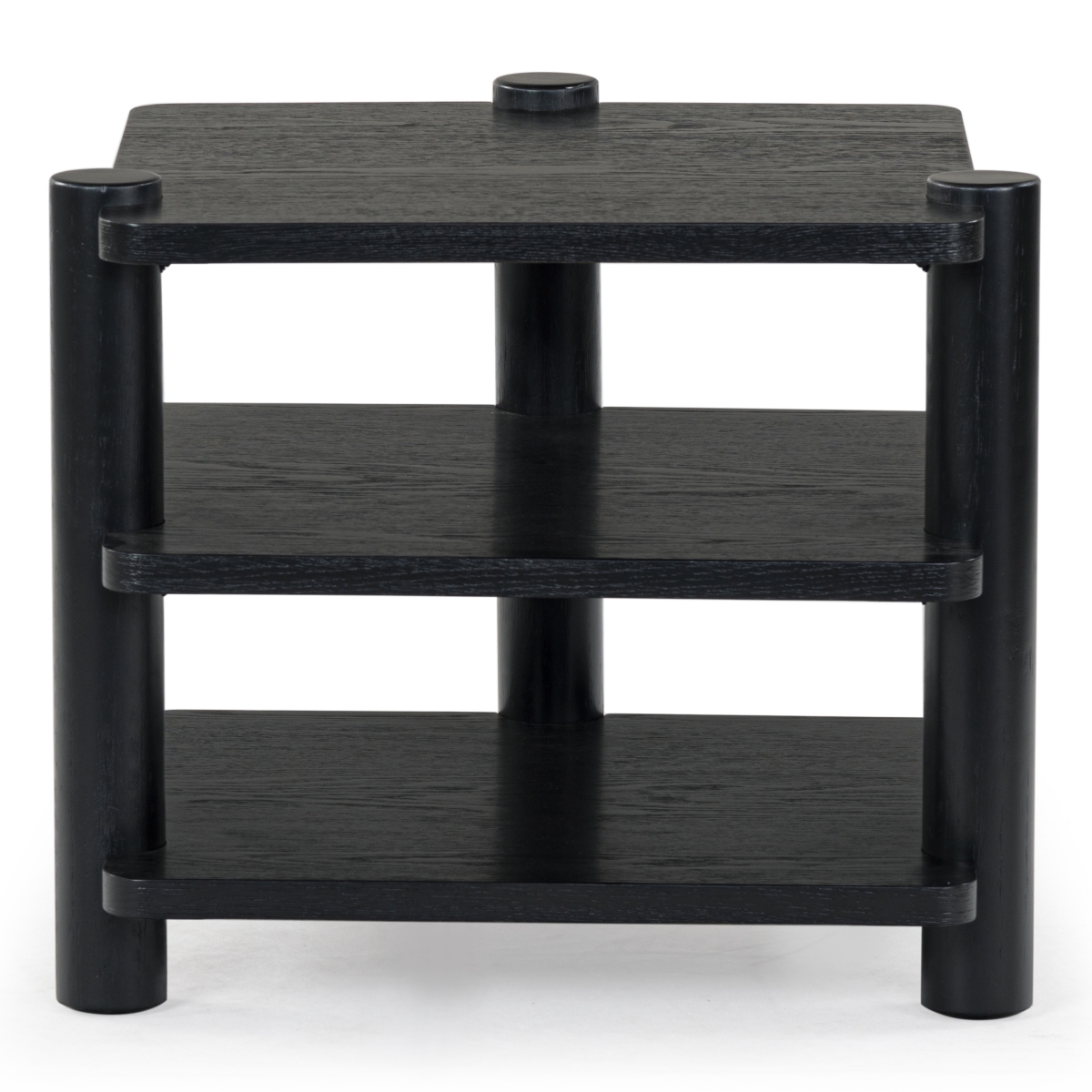 Edisyn 3 Shelf Wood Accent Table - Black - Image 0