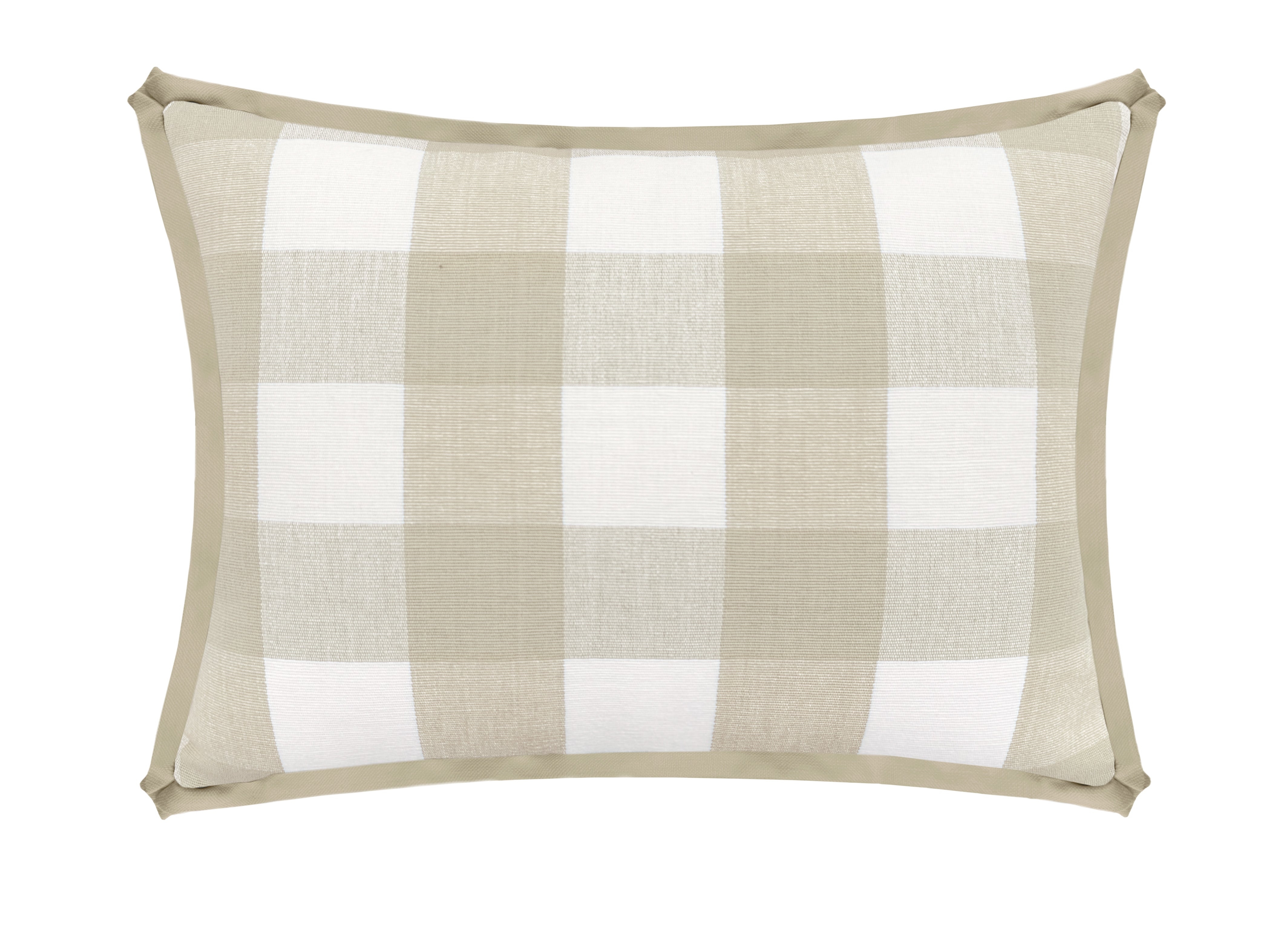 THE MINI :: CHARLESTON CHECK // STONE - SAMPLE 4" X 4" / BUTTERFLY FLANGE / Stone - Image 0