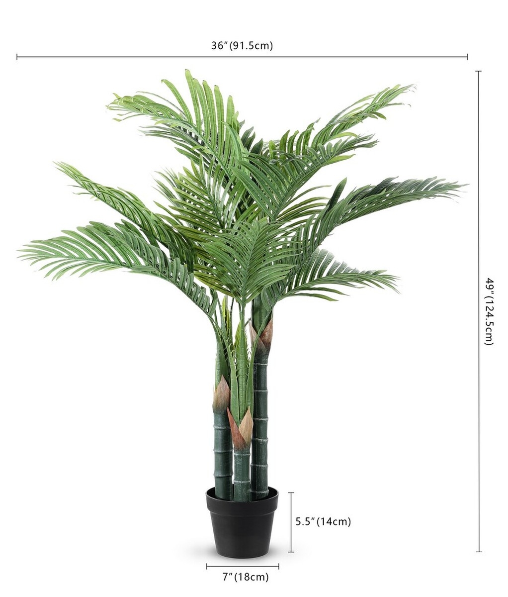 Safavieh Faux 49" Potted Palm Tree - Image 5