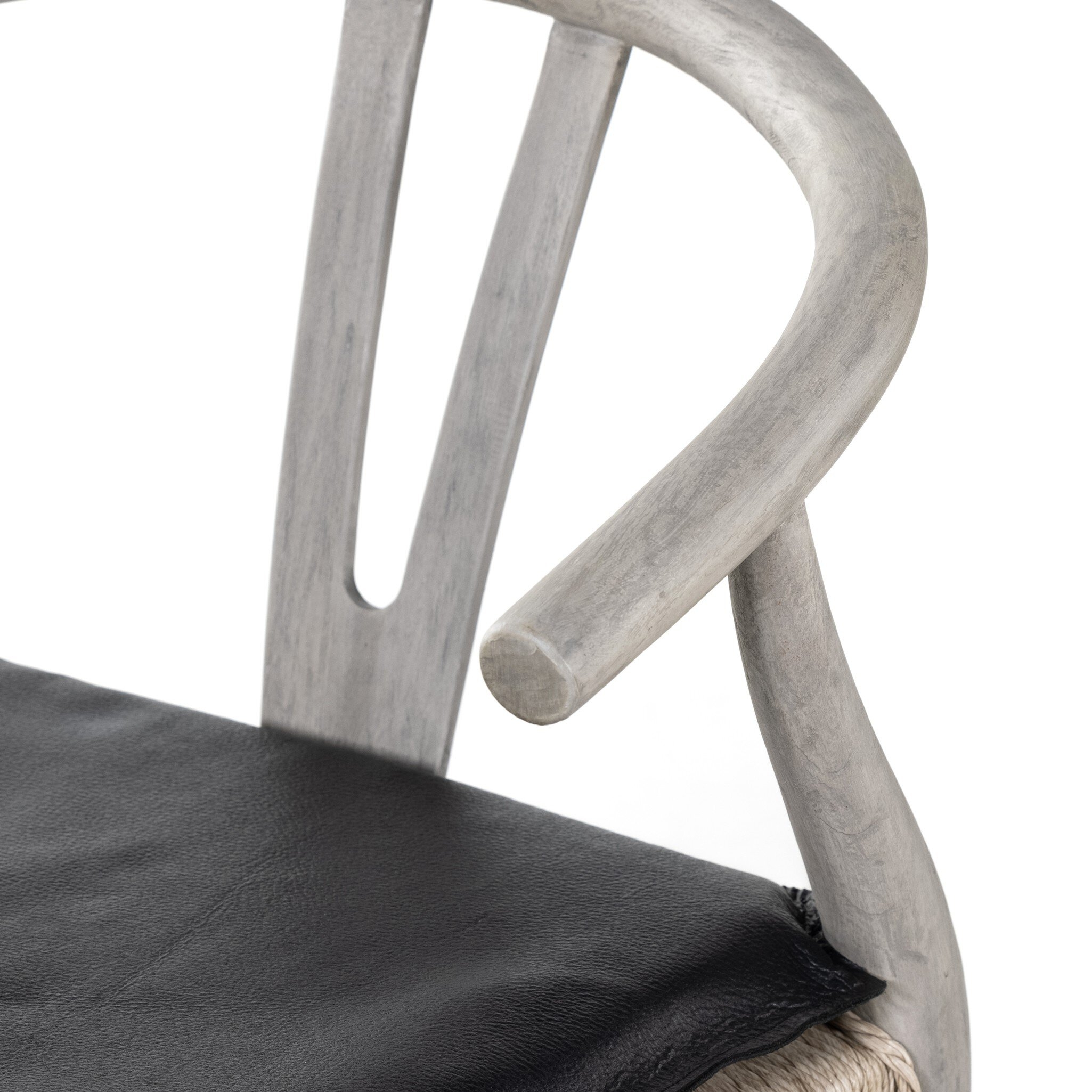 Muestra Dining Chair W/ Cushion - Pebble Black - Image 7