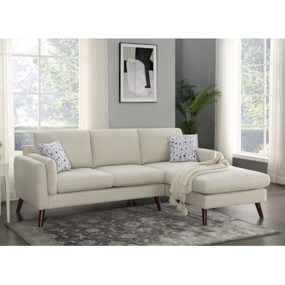Keenum 93" Wide Right Hand Facing Sofa & Chaise - Image 0
